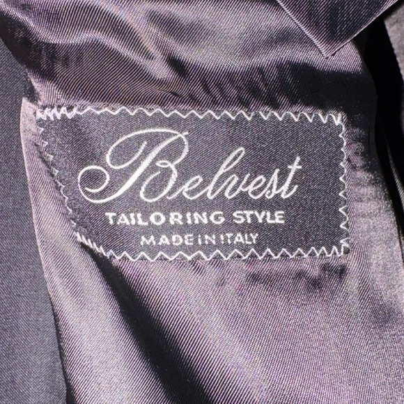 Belvest Italy Wool Cashmere Sport Coat Blazer Mens 48R Made Italy - Picture 4 of 7